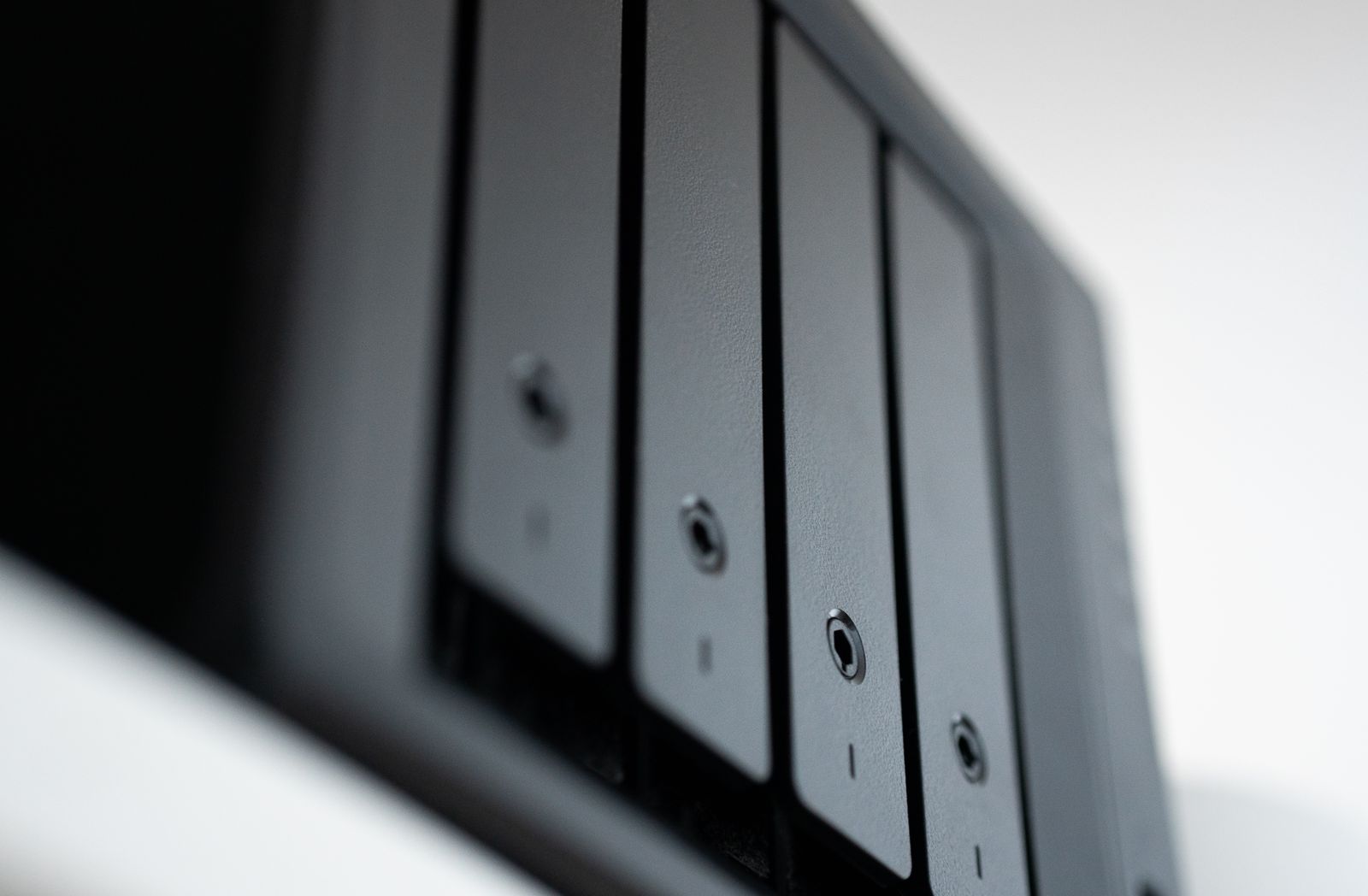 Datalagringsenhet närbild – backup som tjänst för företag